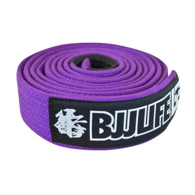 BJJ Life Pearl Weave Belt PurpleRolled