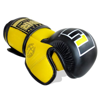 HMIT MMA Training Glove Yellow NEW LABEL TOP
