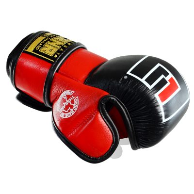 HMIT MMA Training Gloves Red AngleBack1