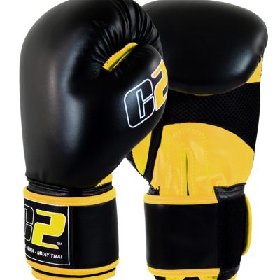 C2 Boxing Glove Amarillo Doble