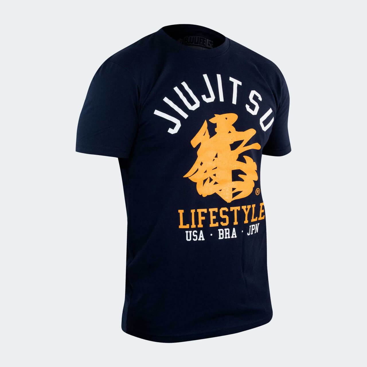 BJJ Life JiuJitsu Lifestyle T Shirt Navy Frente