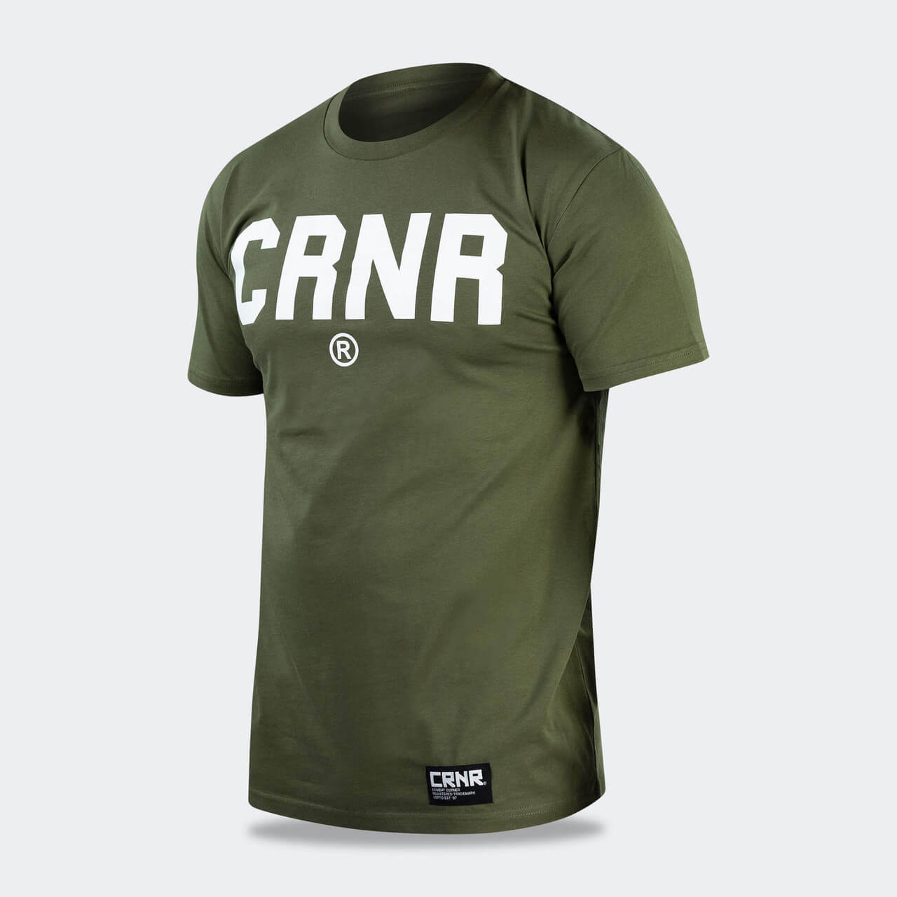 CRNR Supply T Shirt Army Frente