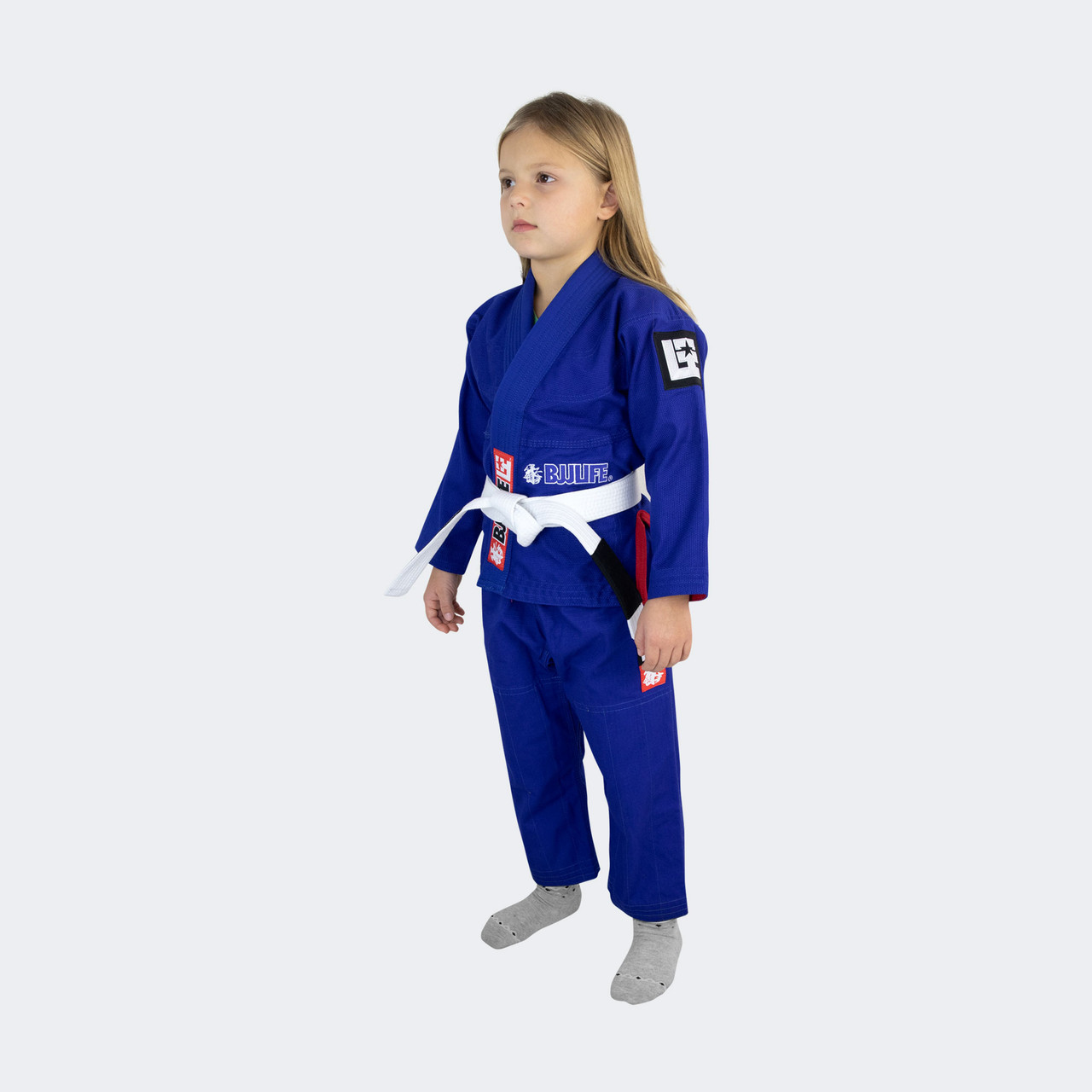 BJJ Life CompKid Youth Gi ROYAL BLUE MODEL