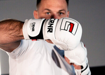 Guantes Prime MMA Spar Atleta Blanco