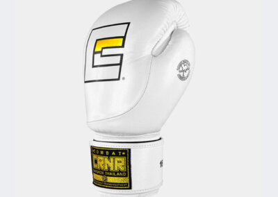 HMIT Boxing Gloves White ANGLE